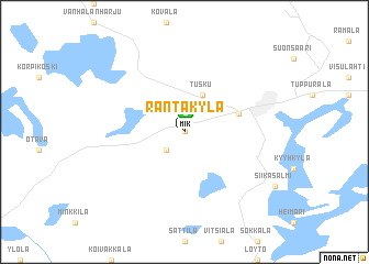 map of Rantakylä