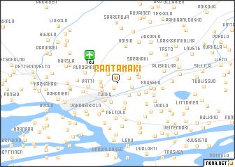 map of Räntämäki