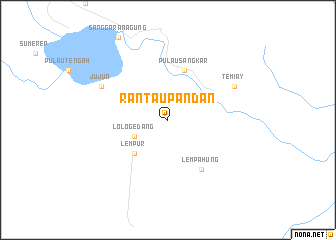 map of Rantaupandan