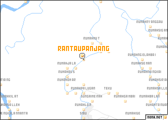 map of Rantau Panjang