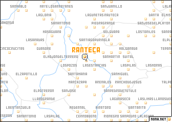 map of Ranteca