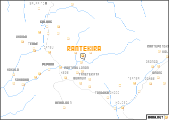 map of Rantekira