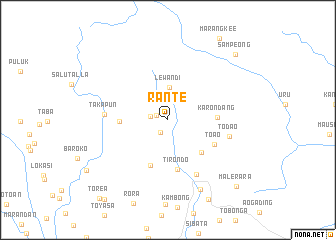 map of Rante