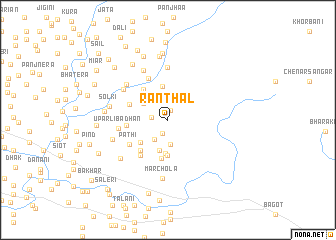 map of Ranthal