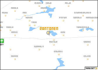 map of Rantonen