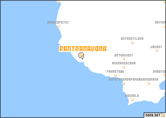 map of Rantranavona