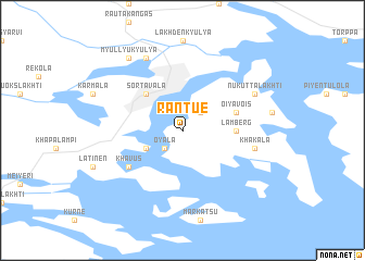 map of Rantue