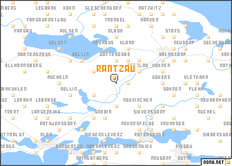 map of Rantzau