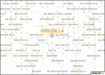 map of Ranugalla