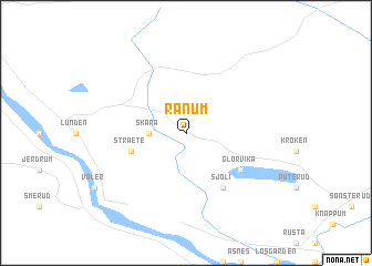 map of Ranum