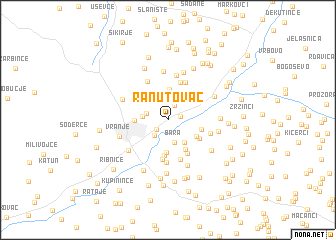 map of Ranutovac