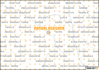 map of Ranwalagedara