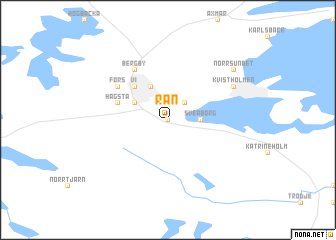 map of Rån