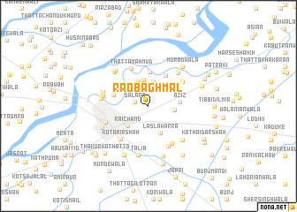 map of Rao Bāgh Mal