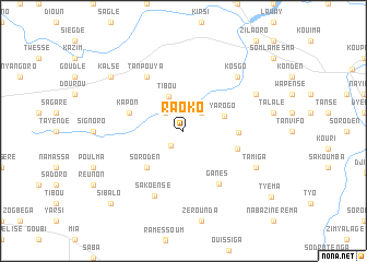 map of Raoko
