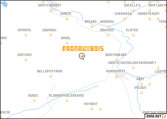 map of Raon-aux-Bois