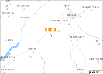 map of Raoul