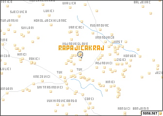 map of Rapajića Kraj