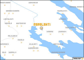 map of Rapalahti