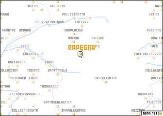 map of Rapegna