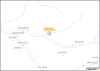 map of Rapel