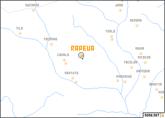 map of Rapeua