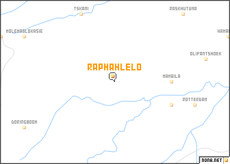 map of Raphahlelo