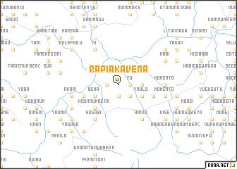 map of Rapiakavena