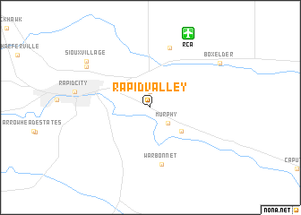 map of Rapid Valley