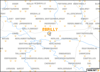 map of Rapilly