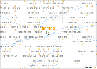 map of Rapino