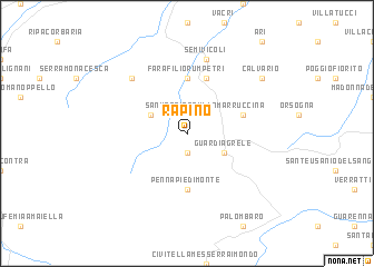 map of Rapino