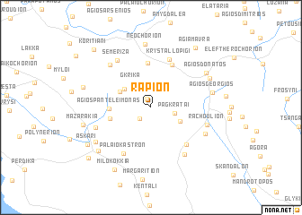 map of Rápion