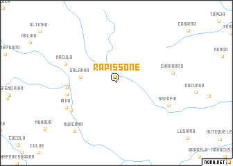 map of Rapissone