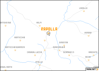 map of Rapolla