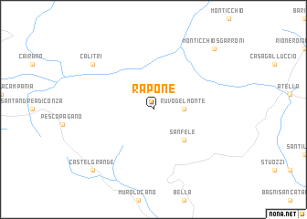 map of Rapone