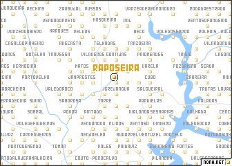 map of Raposeira