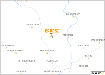 map of Raposo