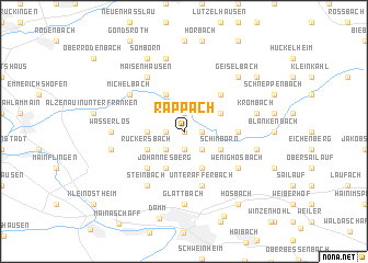 map of Rappach