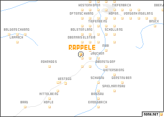 map of Räppele