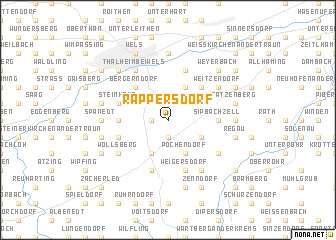 map of Rappersdorf