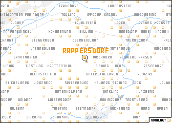 map of Rappersdorf