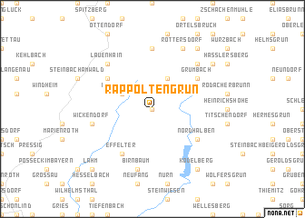 map of Rappoltengrün