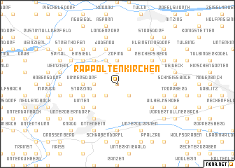 map of Rappoltenkirchen