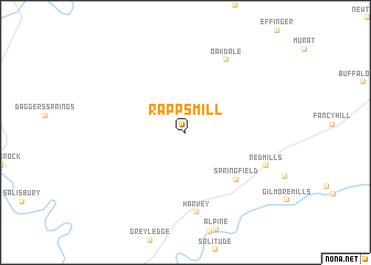 map of Rapps Mill