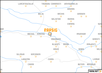 map of Răpsig