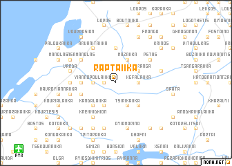 map of Raptaíika