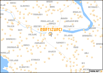 map of Rapti Zupci