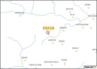 map of Rápua