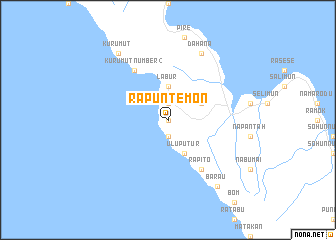 map of Rapuntemon